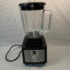 Kenmore Countertop Blender w/ Glass Jar -Multi-Speed Ice Crush & Smoothie Black